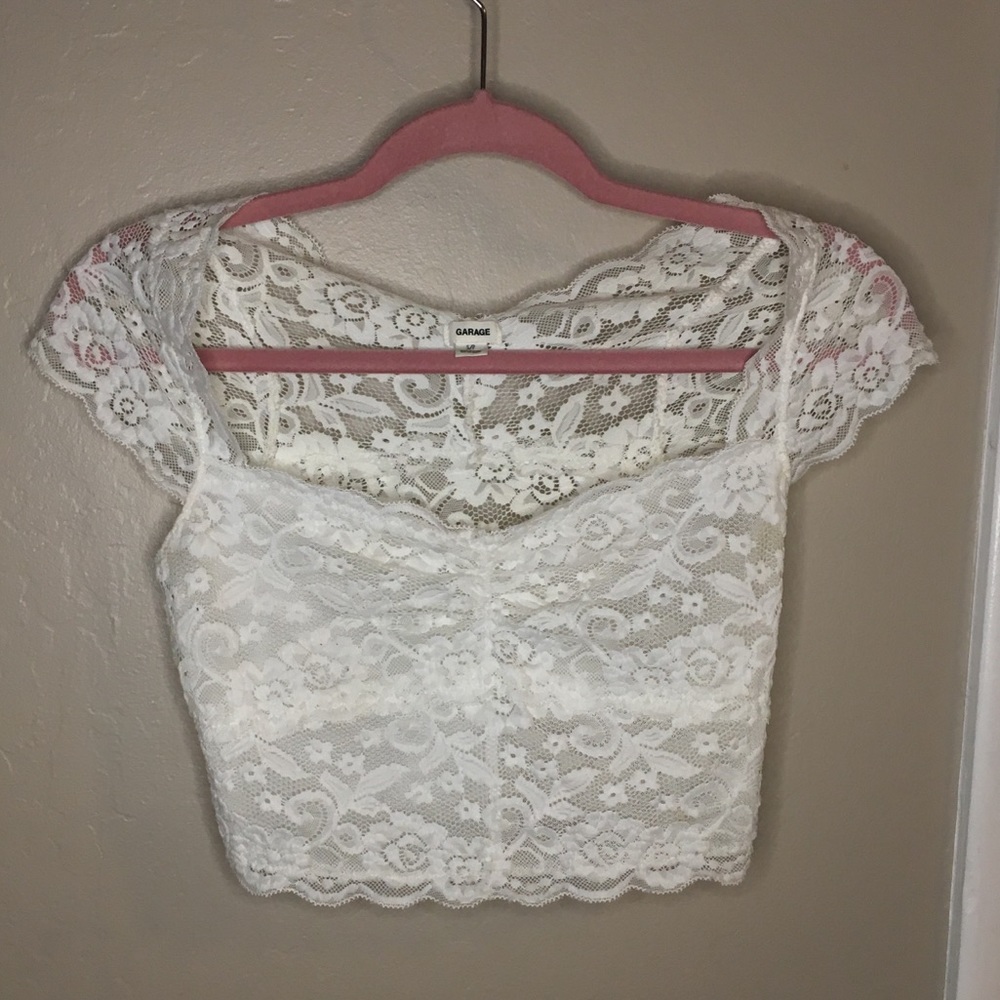 Garage Lace Crop top